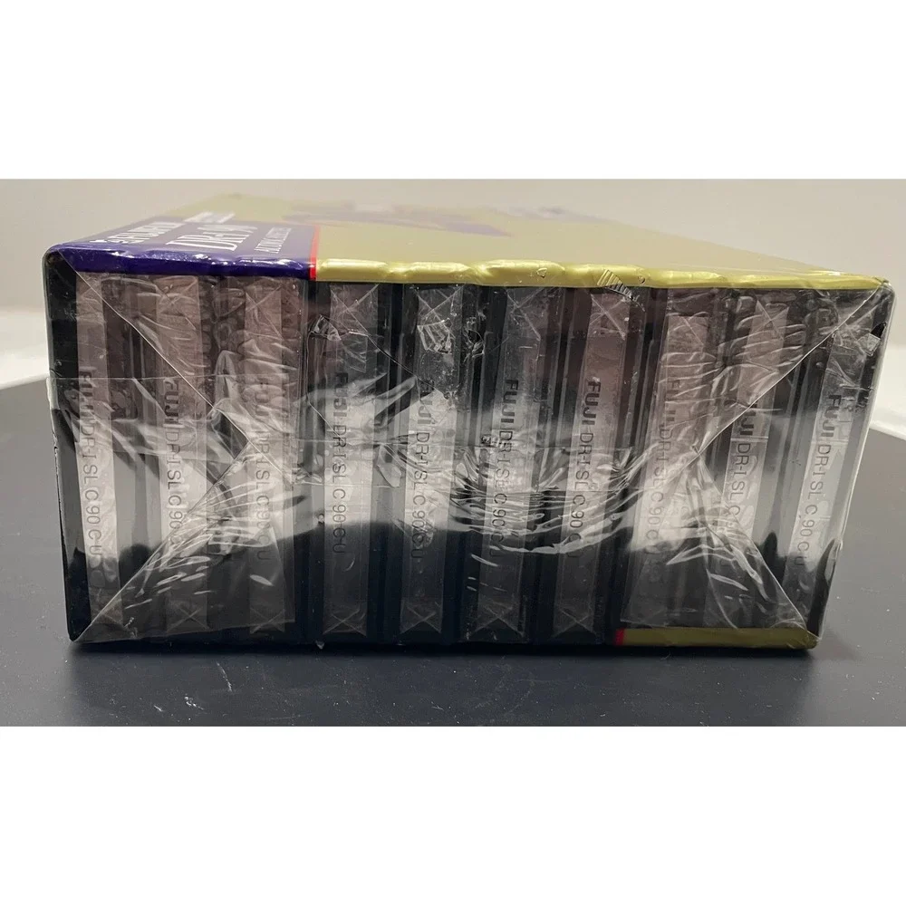 Fujifilm DR-I 90 Audio Cassette Tapes 20 Pack Type I Normal Bias Extraslim Case